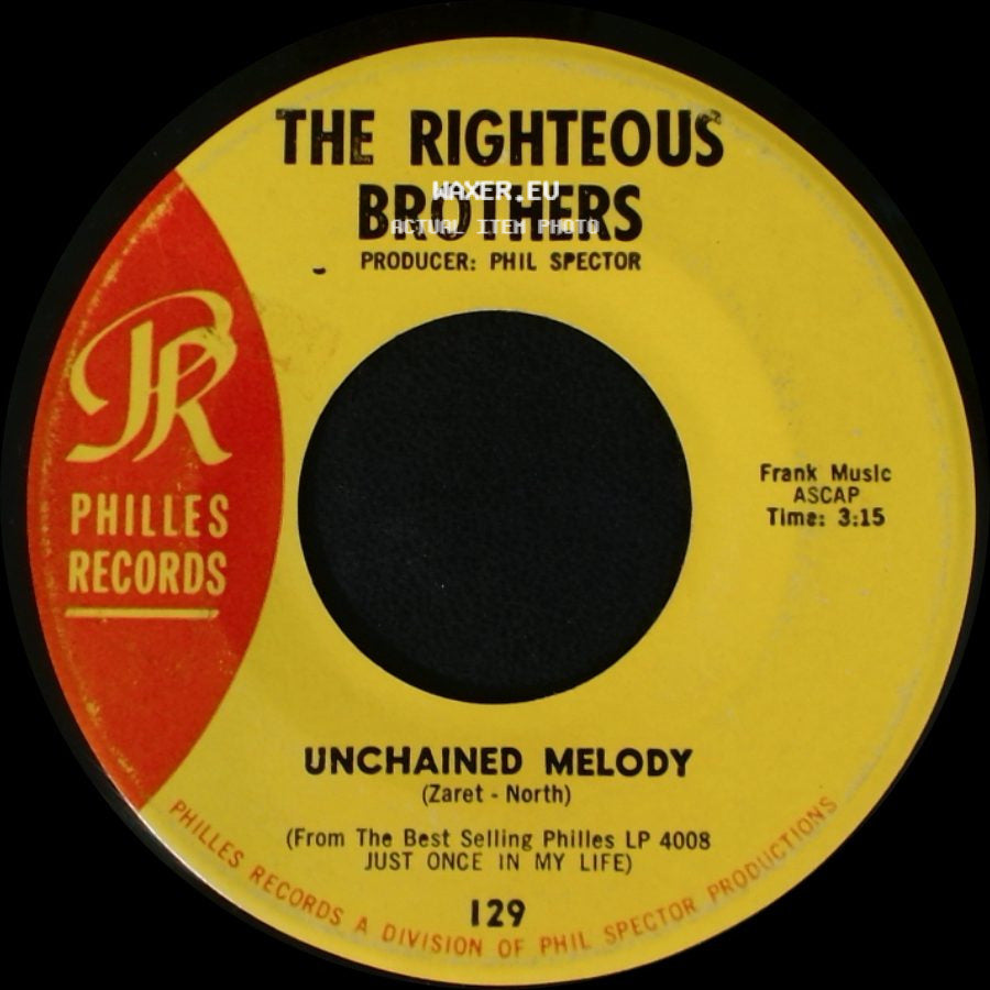 The Righteous Brothers - Unchained Melody / Hung On You side A