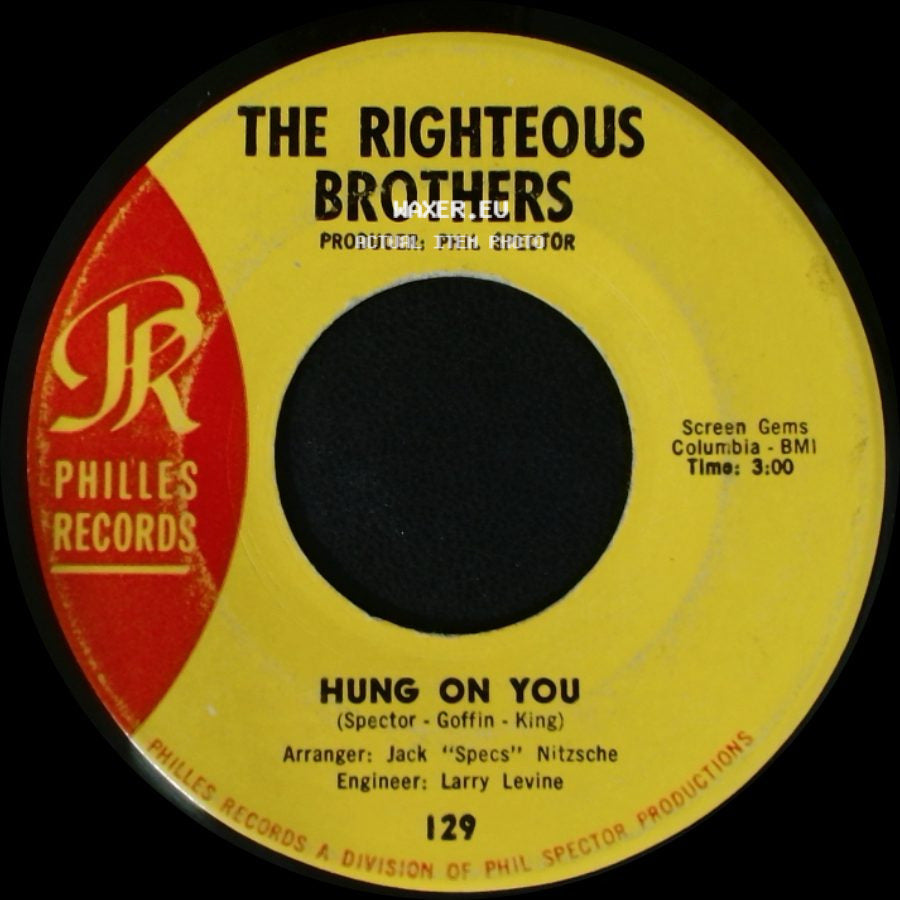 The Righteous Brothers - Unchained Melody / Hung On You side B