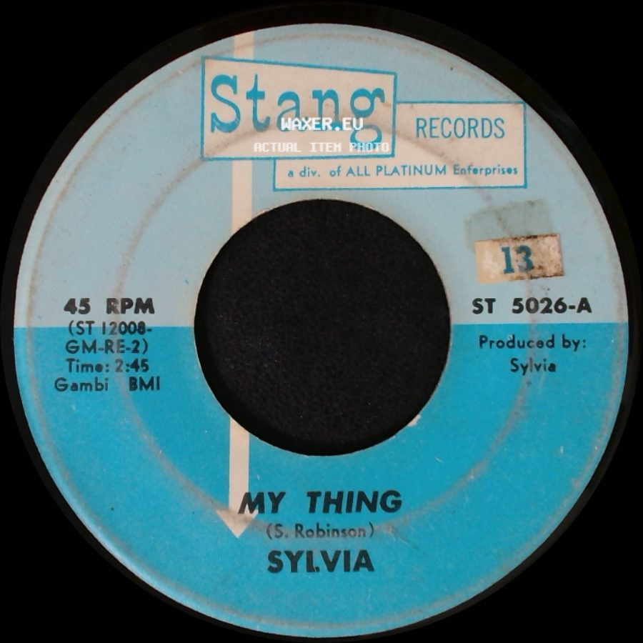 Sylvia - My Thing / Love Drops side A