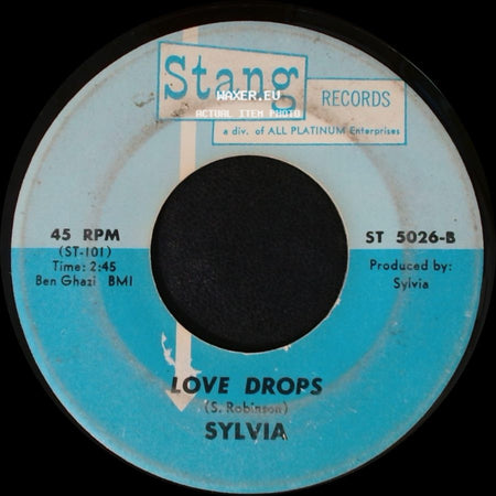 Sylvia - My Thing / Love Drops side B