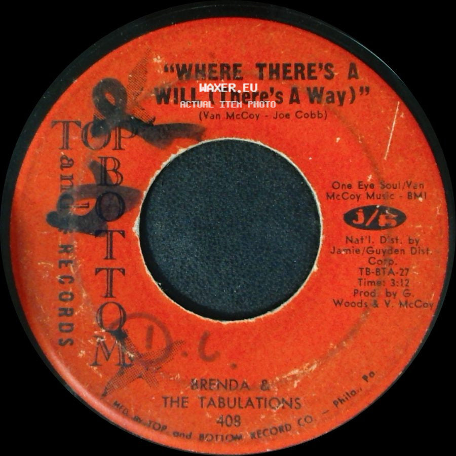 Brenda & The Tabulations - A Part Of You / Where There's A Will (There's A Way) side B