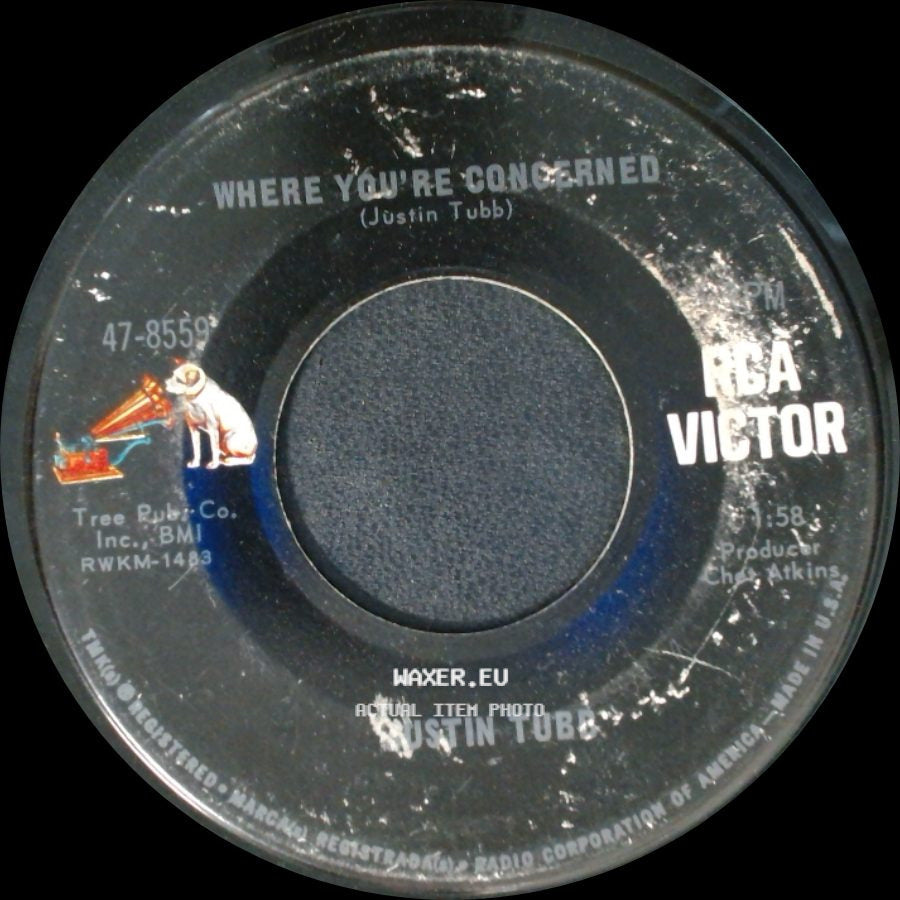 Justin Tubb - The Village Idiot / Where You're Concerned side B