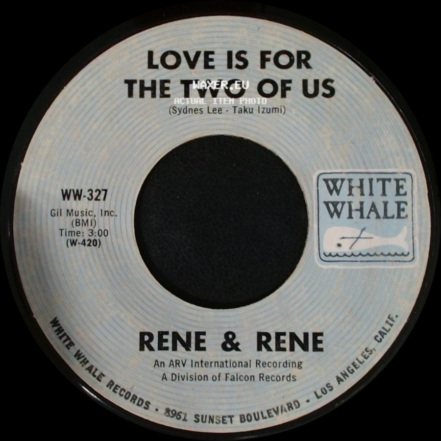 Rene & Rene - Sally Tosis / Love Is For The Two Of Us side B