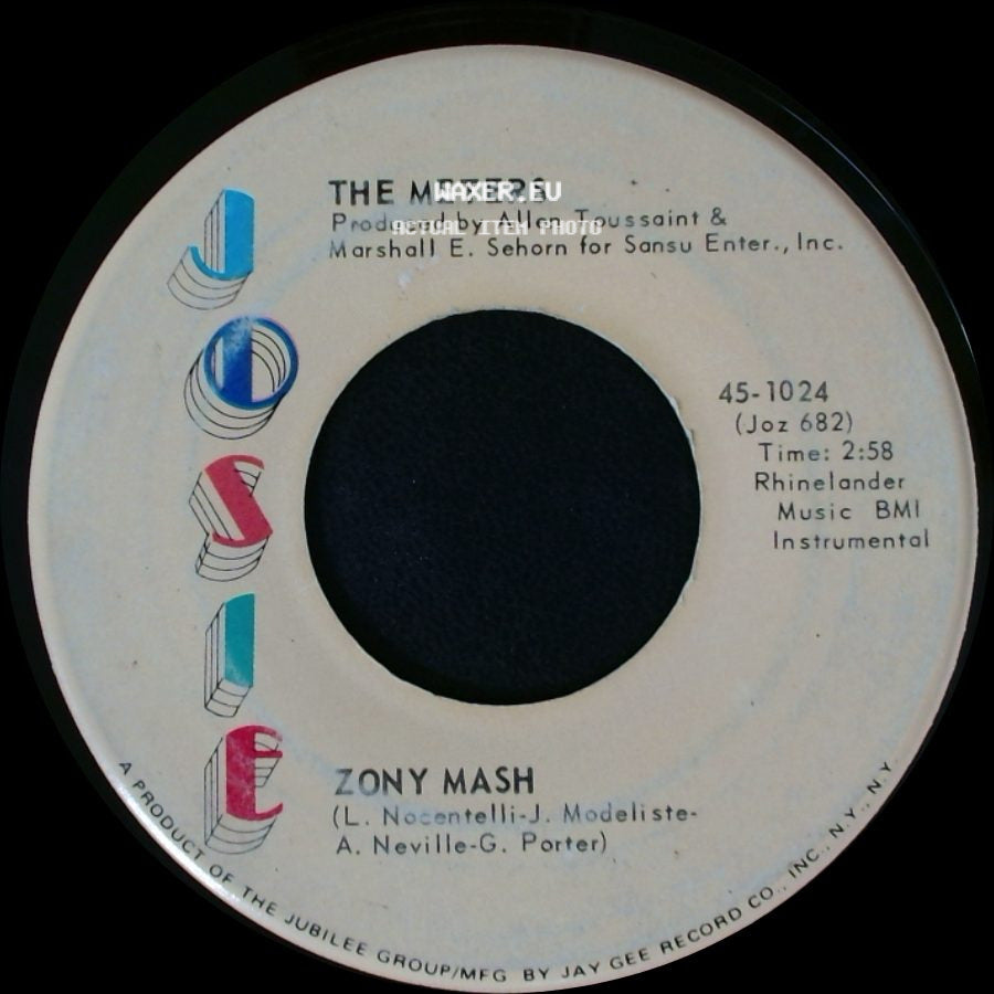 The Meters - A Message From The Meters / Zony Mash side B