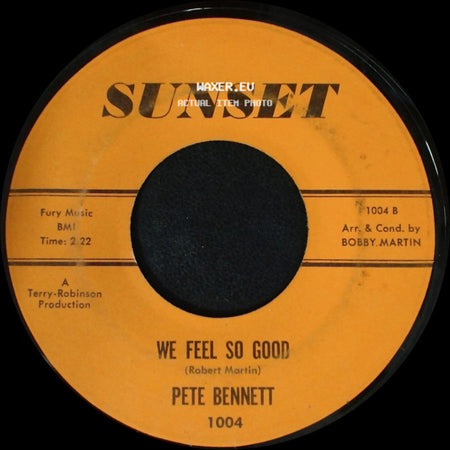 Pete Bennett - We Feel So Good / St. Louis Blues side A