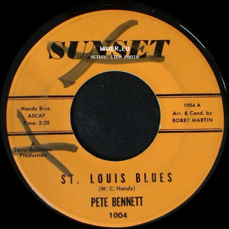 Pete Bennett - We Feel So Good / St. Louis Blues side B