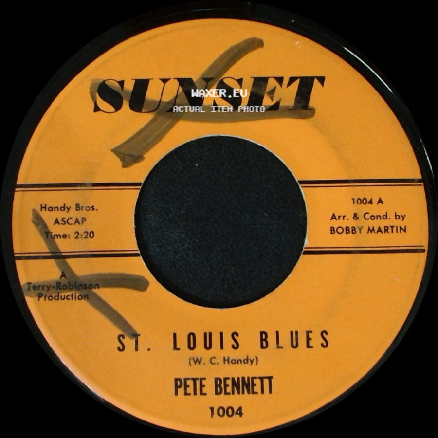 Pete Bennett - We Feel So Good / St. Louis Blues side B