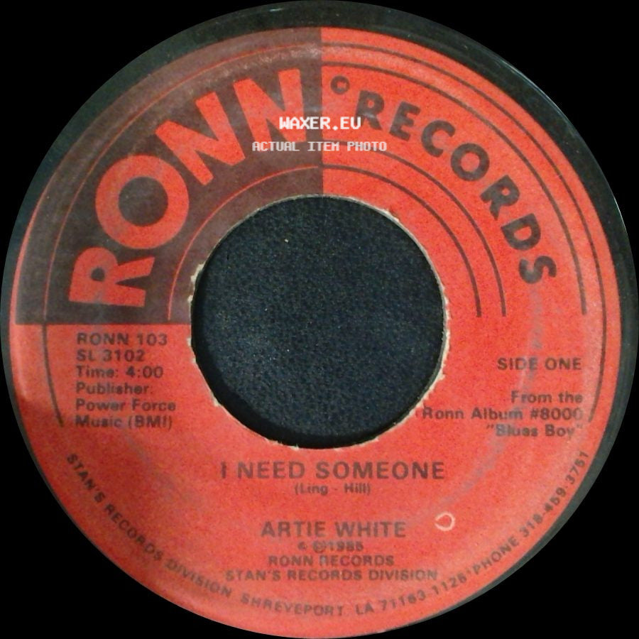 Artie White - I Need Someone / Warm Room side A