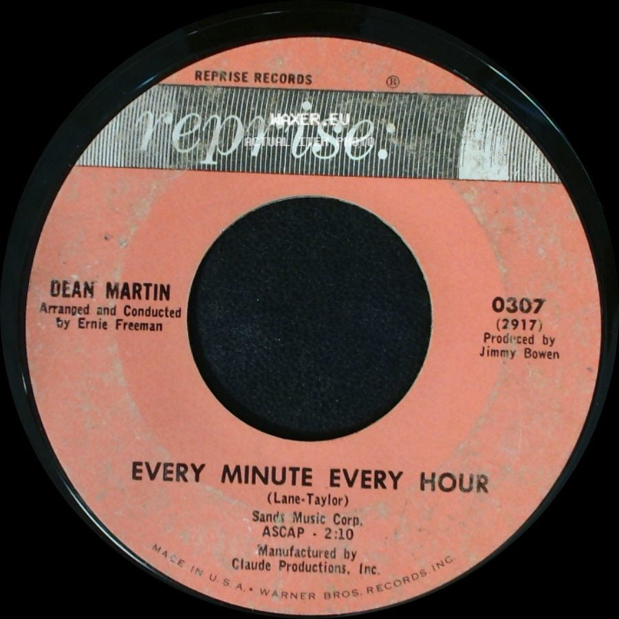 Dean Martin - The Door Is Still Open To My Heart / Every Minute Every Hour side B