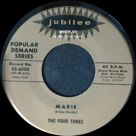 The Four Tunes - Marie / I Understand (Just How You Feel) side A