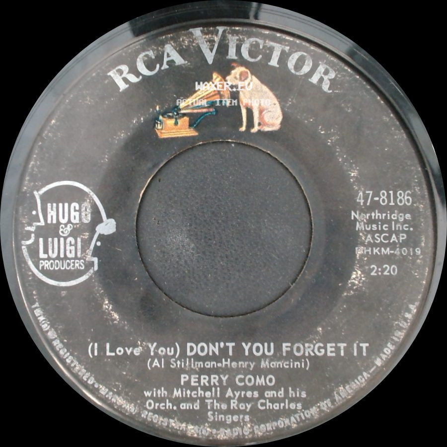 Perry Como - (I Love You) Don't You Forget It / One More Mountain side A