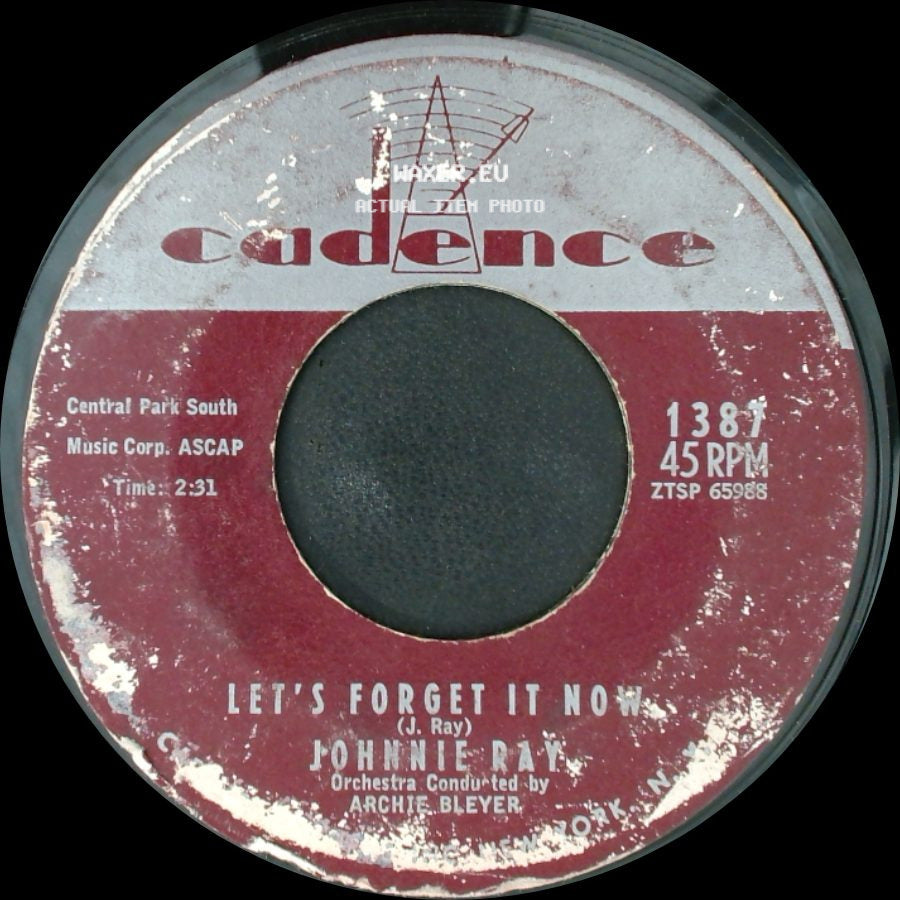 Johnnie Ray - Let's Forget It Now / In The Heart Of A Fool side A