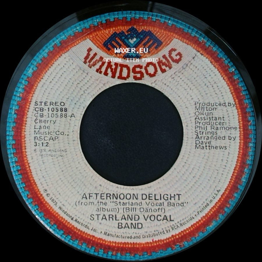 Starland Vocal Band - Afternoon Delight / Starland side A