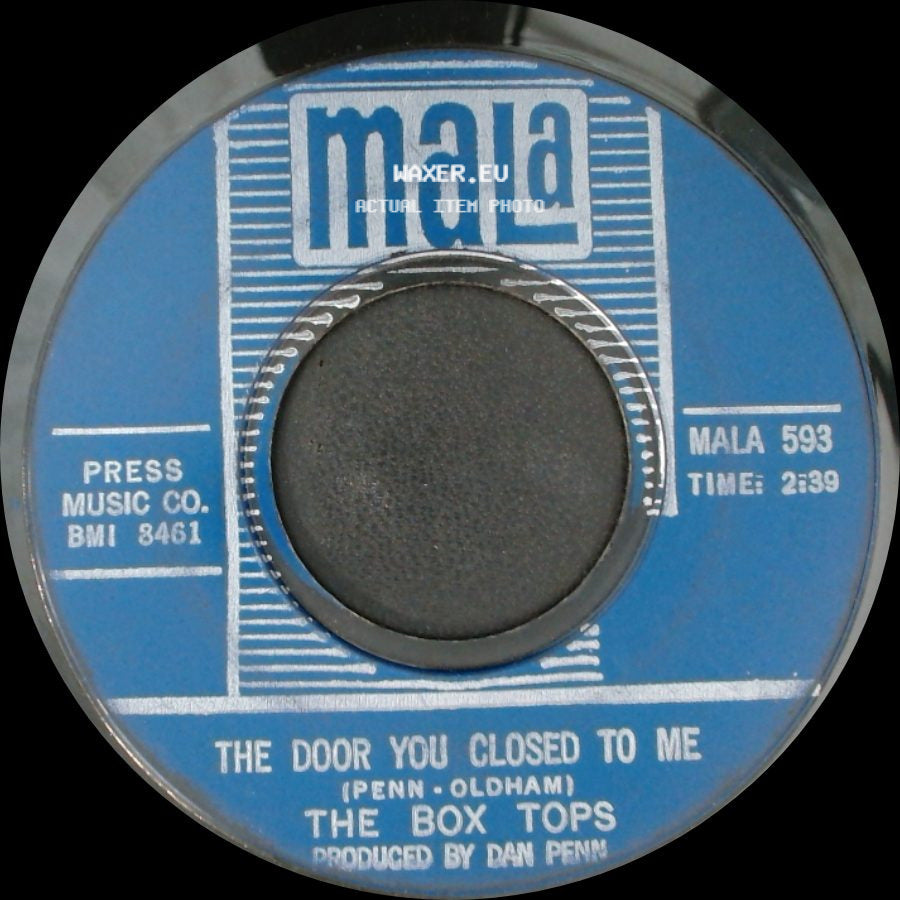 The Box Tops - Cry Like A Baby / The Door You Closed To Me side B