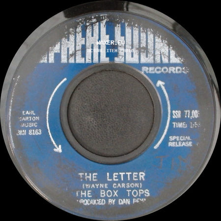 The Box Tops - The Letter / Happy Times side A