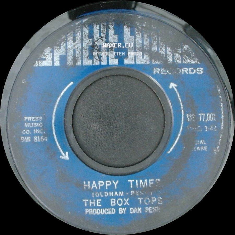 The Box Tops - The Letter / Happy Times side B