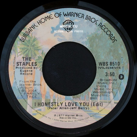The Staples - I Honestly Love You (Edit) / Family Tree side A