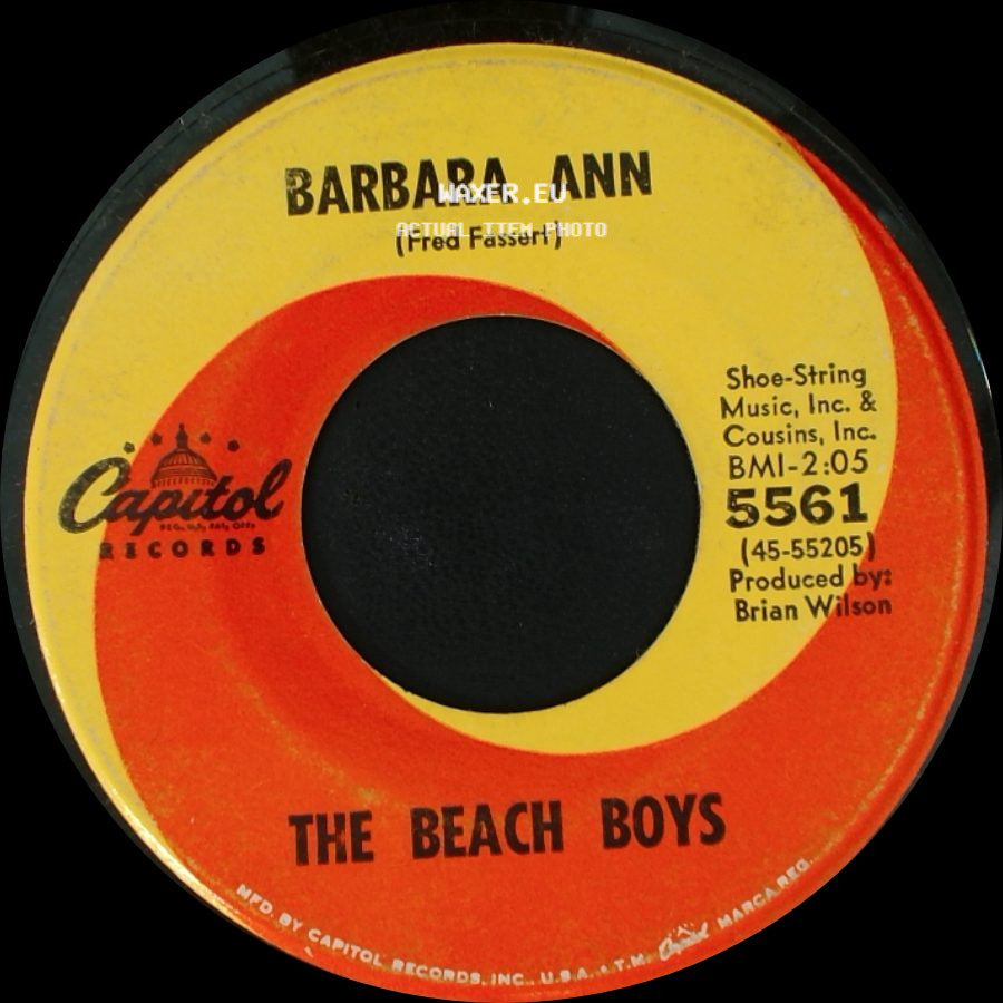 The Beach Boys - Girl Don't Tell Me / Barbara Ann side B