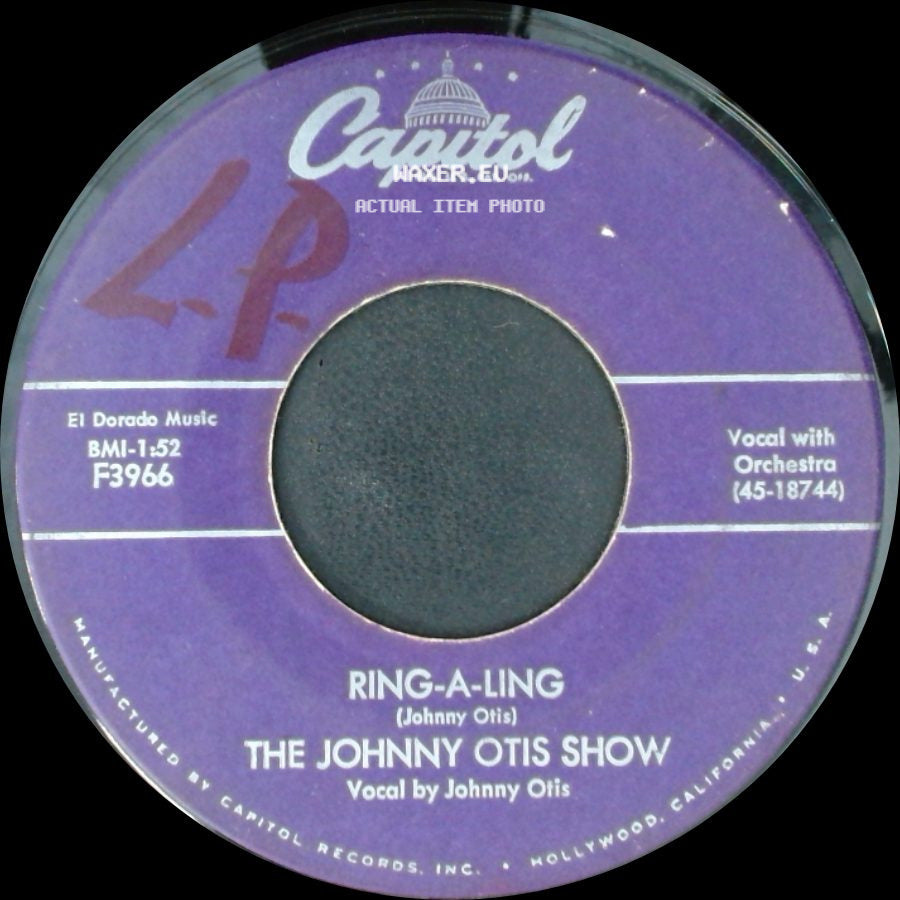 The Johnny Otis Show - Willie And The Hand Jive / Ring-A-Ling side B