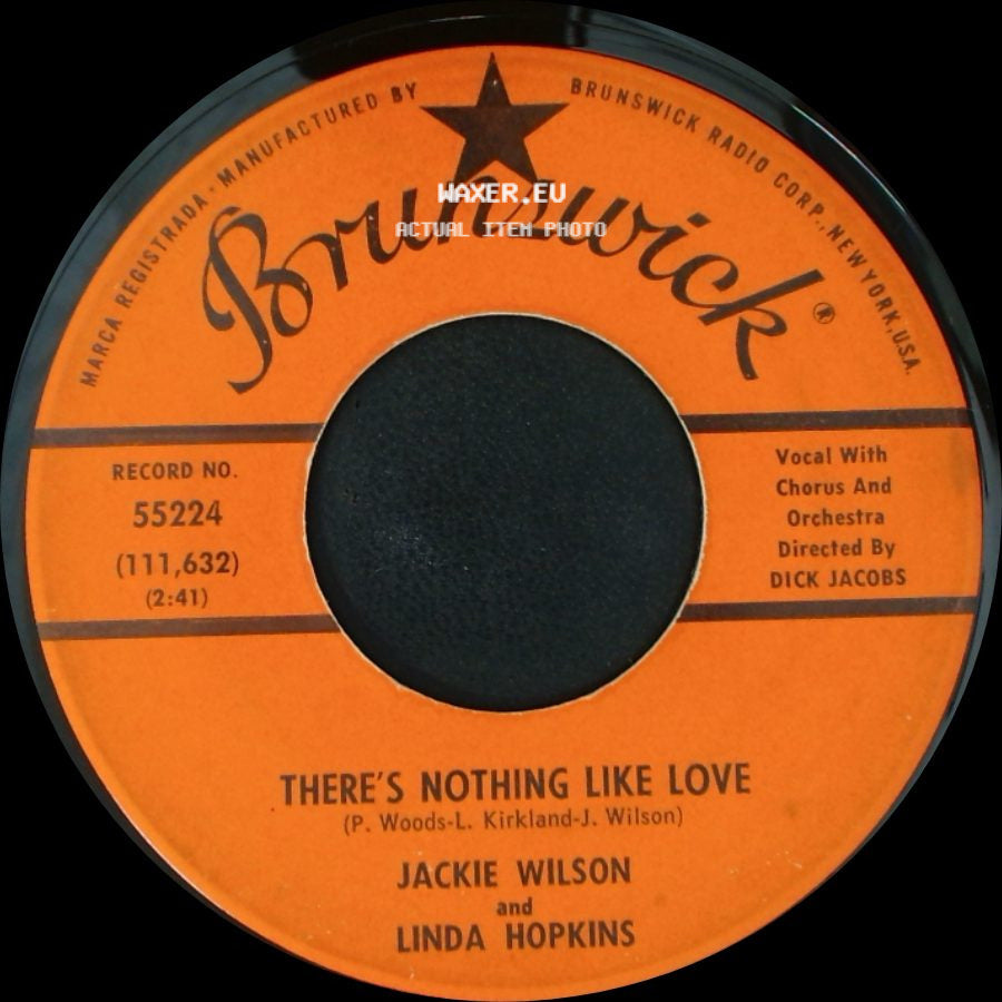 Jackie Wilson And Linda Hopkins - I Found Love / There's Nothing Like Love side B