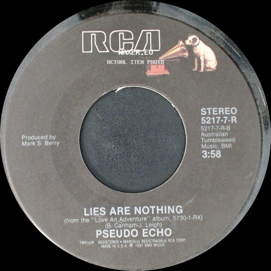 Pseudo Echo - Funkytown / Lies Are Nothing side B