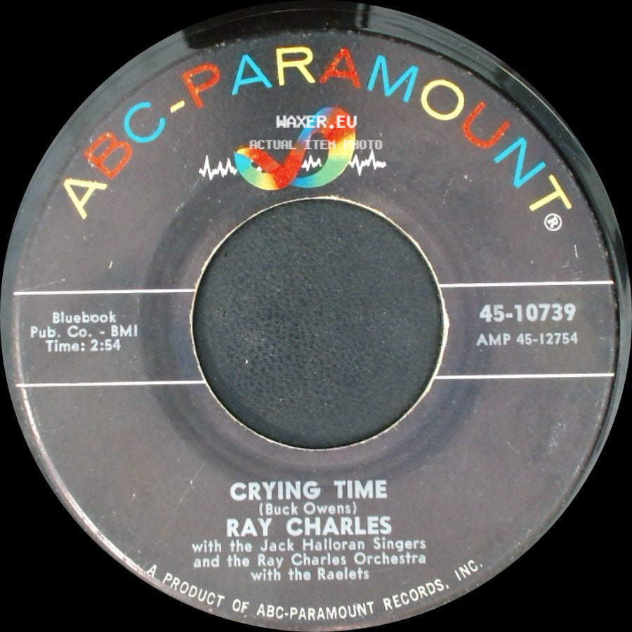 Ray Charles - When My Dreamboat Comes Home / Crying Time side B