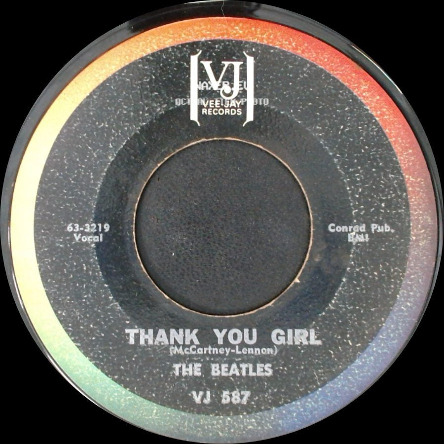 The Beatles - Thank You Girl / Do You Want To Know A Secret side A