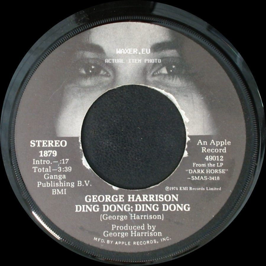 George Harrison - Ding Dong; Ding Dong / Hari's On Tour (Express) side A