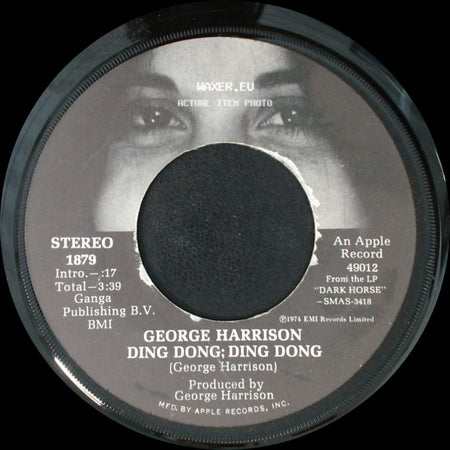 George Harrison - Ding Dong; Ding Dong / Hari's On Tour (Express) side A