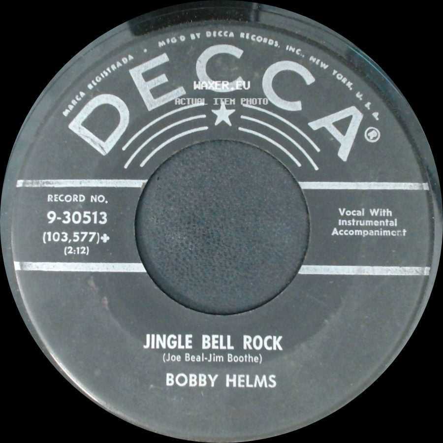 Bobby Helms - Captain Santa Claus (And His Reindeer Space Patrol) / Jingle Bell Rock side B