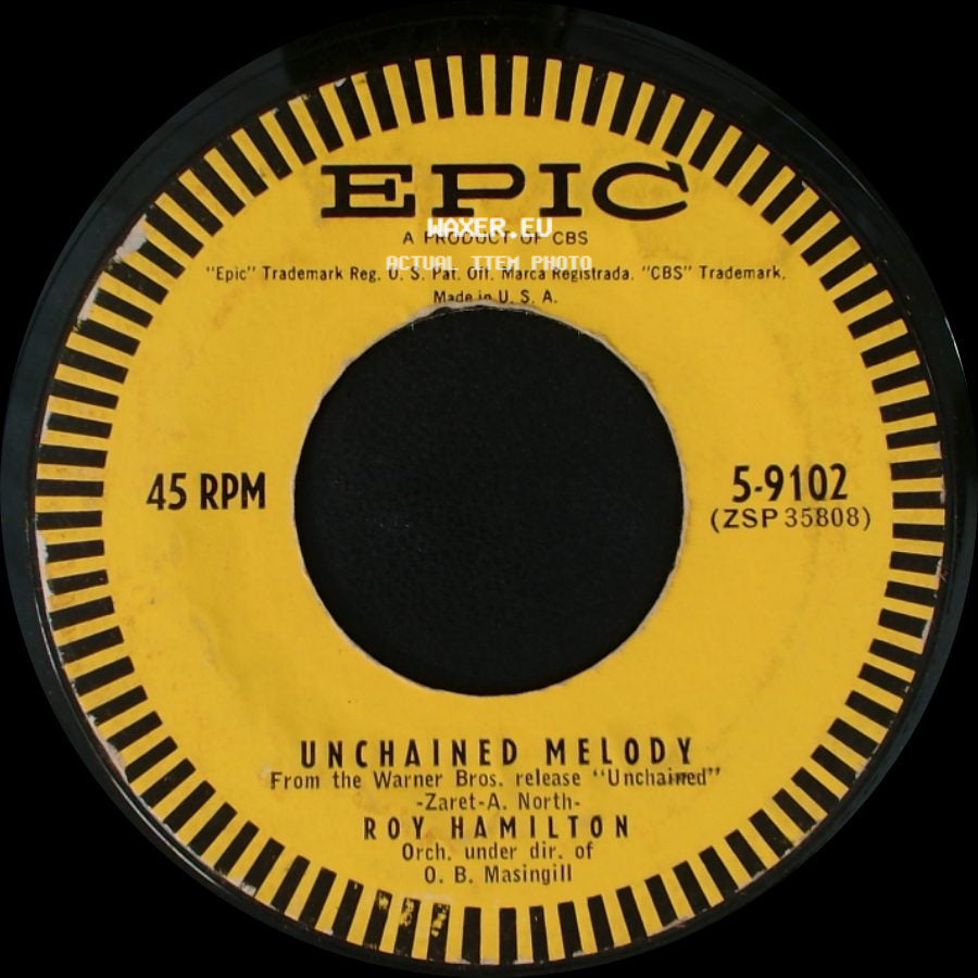 Roy Hamilton - From Here To Eternity / Unchained Melody side B