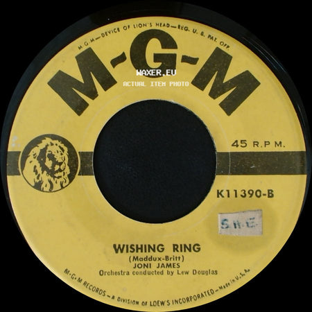 Joni James - Wishing Ring / Have You Heard side A
