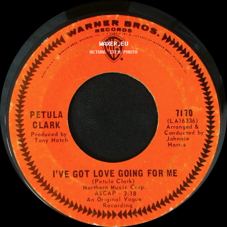 Petula Clark - Kiss Me Goodbye / I've Got Love Going For Me side B