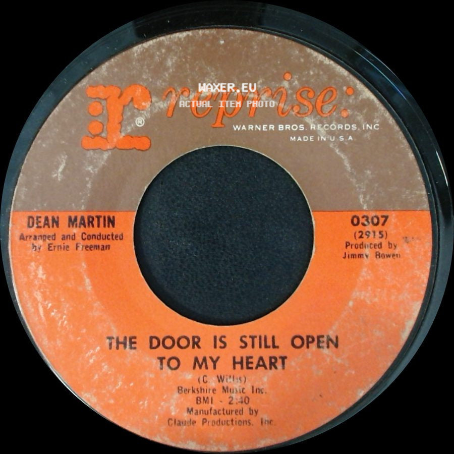 Dean Martin - Every Minute Every Hour / The Door Is Still Open To My Heart side B
