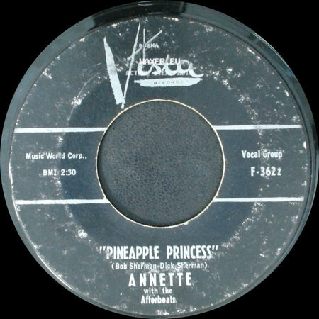 Annette With The Afterbeats - Pineapple Princess / Luau Cha Cha Cha side A