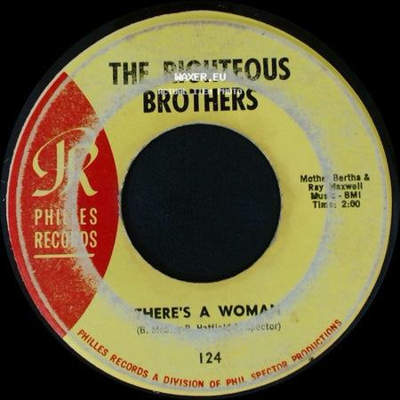 The Righteous Brothers - There's A Woman / You've Lost That Lovin' Feelin' side A