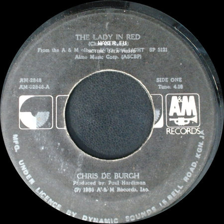 Chris De Burgh - The Lady In Red / The Vision side A