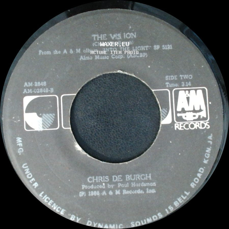 Chris De Burgh - The Lady In Red / The Vision side B