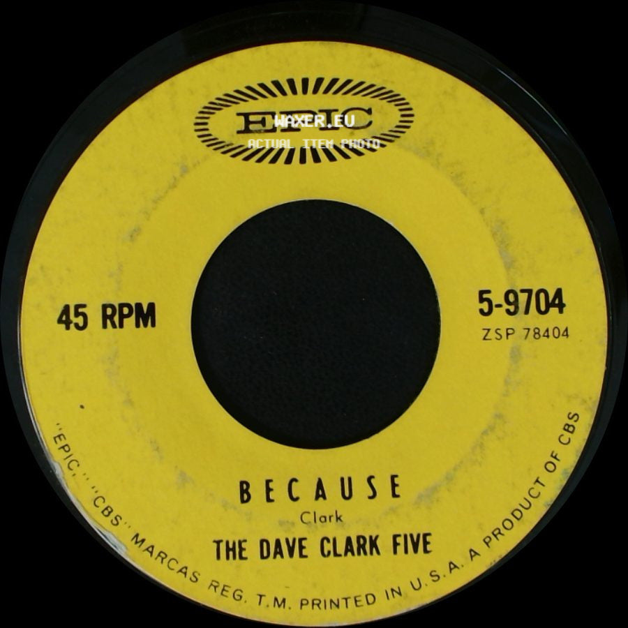The Dave Clark Five - Theme Without A Name / Because side B