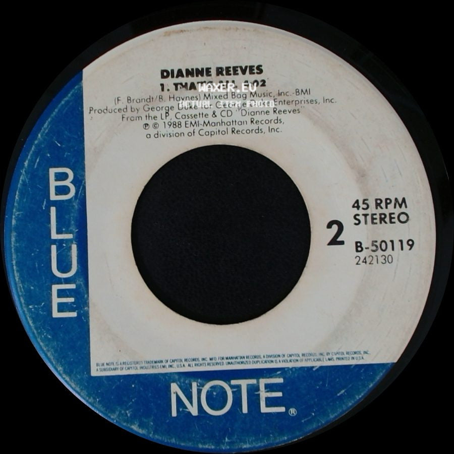 Dianne Reeves - That's All / Better Days (Remix) side A