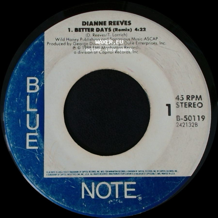 Dianne Reeves - That's All / Better Days (Remix) side B