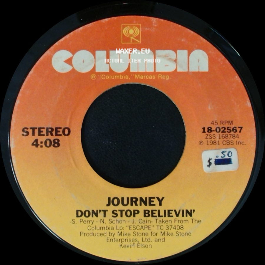 Journey - Don't Stop Believin' / Natural Thing side A