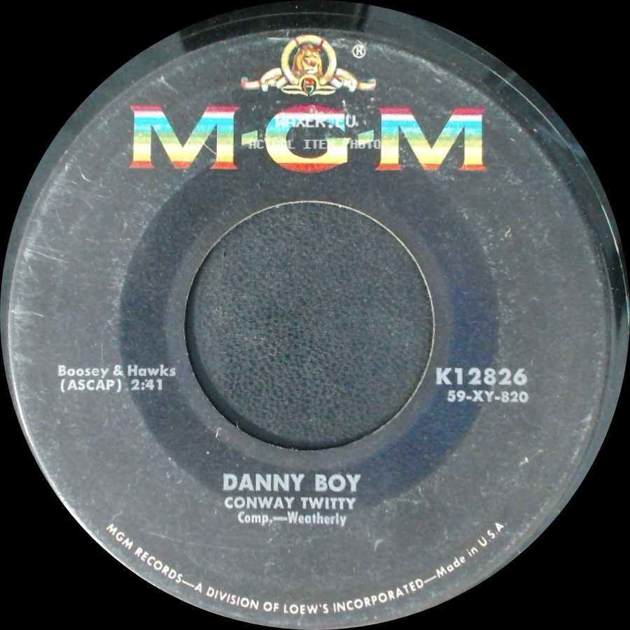 Conway Twitty - Danny Boy / Halfway To Heaven side A