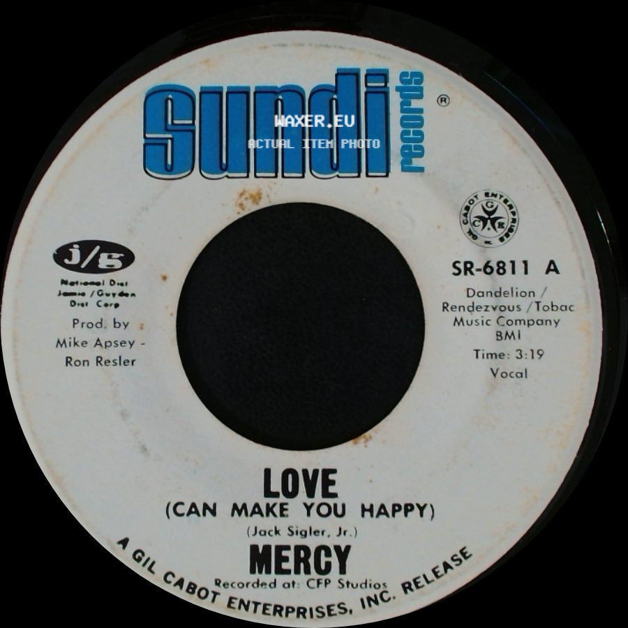 Mercy - Love (Can Make You Happy) / Fire Ball side A