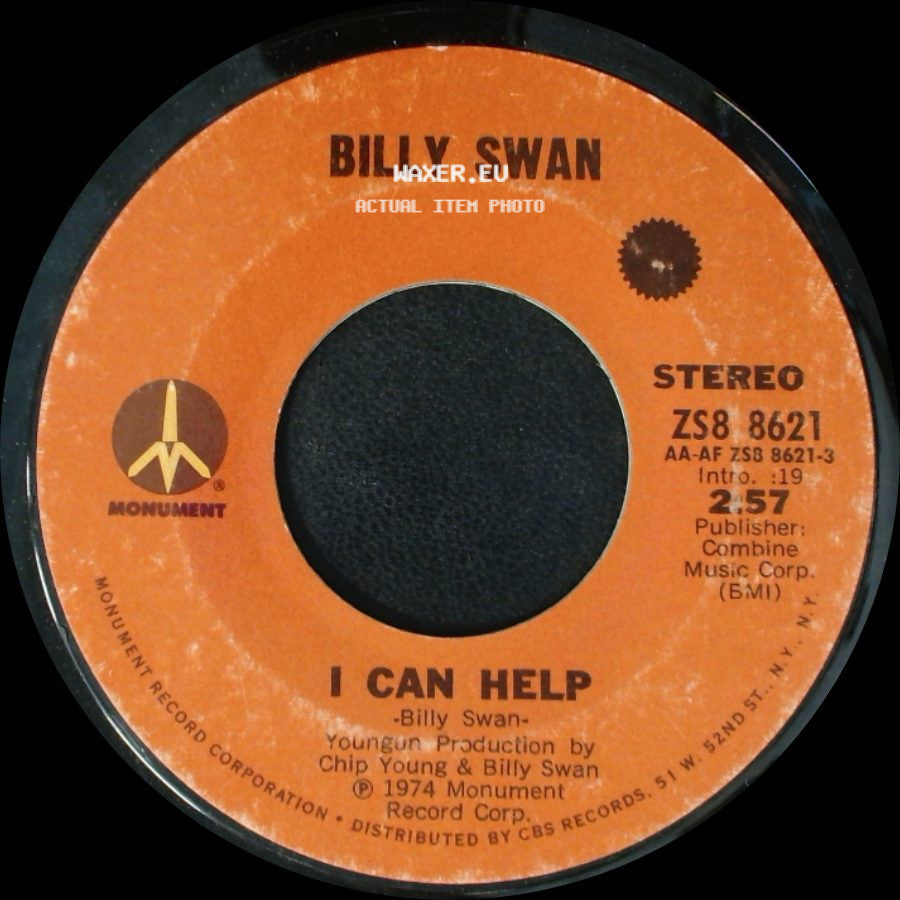 Billy Swan - I Can Help / Ways Of A Woman In Love side A