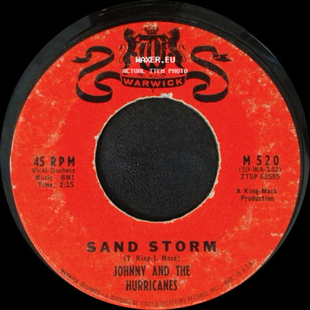 Johnny And The Hurricanes - The Beatnik Fly / Sand Storm side B