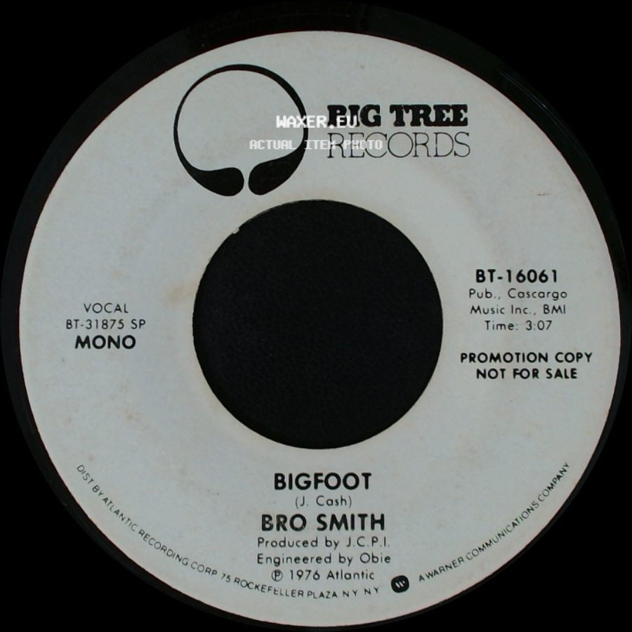 Bro Smith - Bigfoot / Bigfoot side A