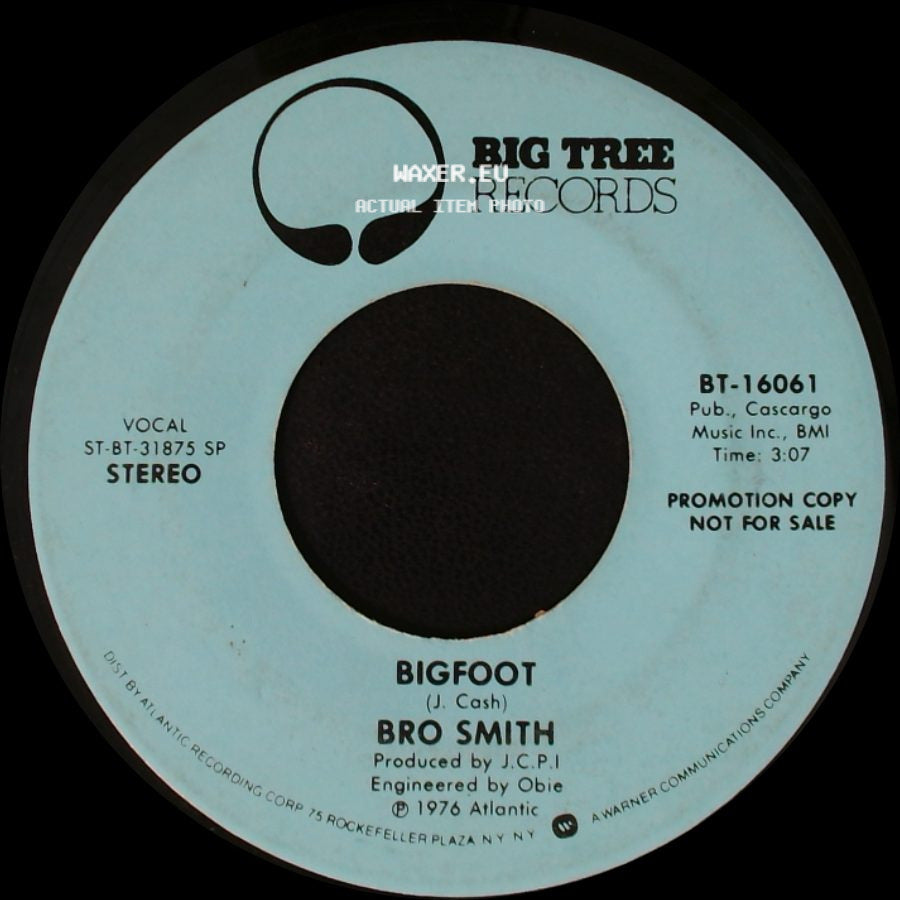 Bro Smith - Bigfoot / Bigfoot side B