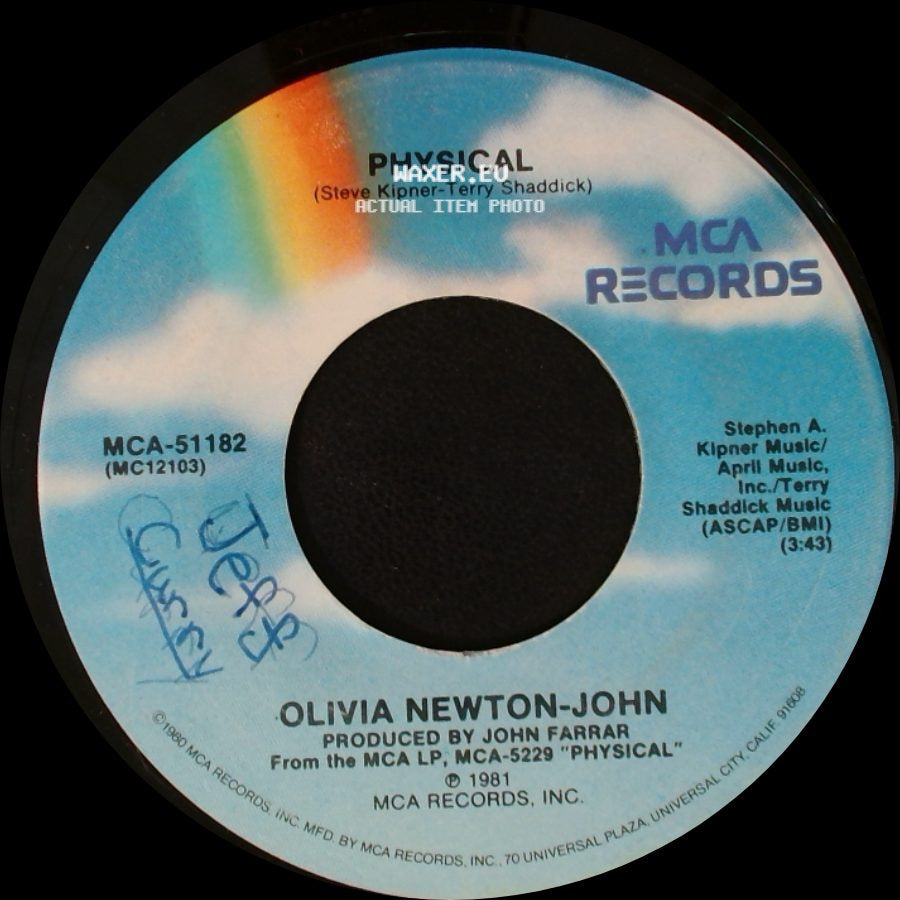 Olivia Newton-John - Physical / The Promise (The Dolphin Song) side A