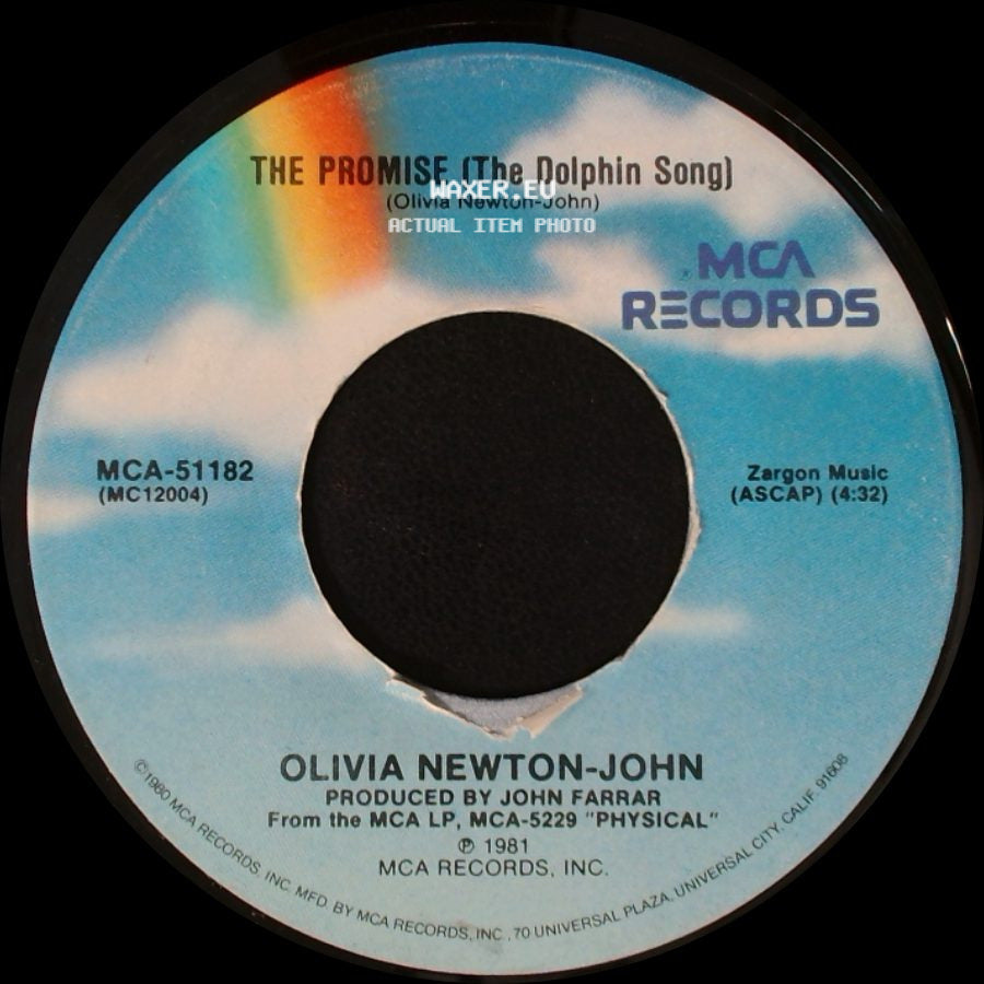 Olivia Newton-John - Physical / The Promise (The Dolphin Song) side B